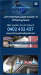 Mobile Screenshot of cornerstonegutters.com